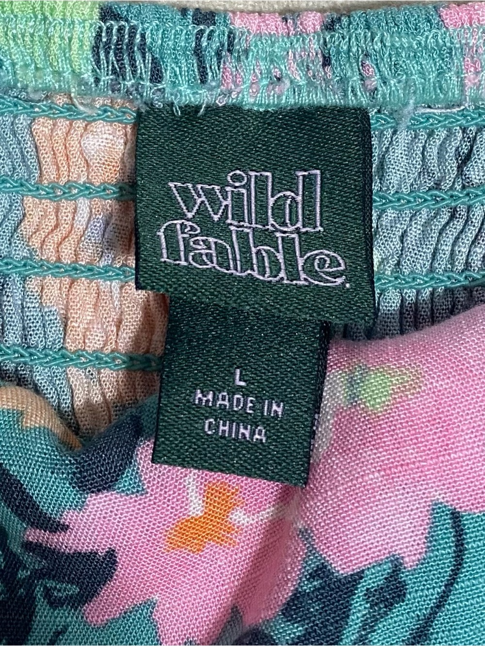 wild fable Mint Green midi Dress with Pink, Yellow & Teal Floral Print - Picture 7 of 10